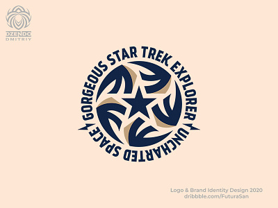 Star Trek logo beautiful brand branding buy logo champion design explore identity logo logotype space star winner