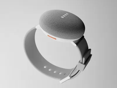 ⌚ Google Nest Watch Concept 3d 3drender assistans b3d blender blender3d concept google google assistant googlenest id industrial design nest render siri smartwatch voice voice command watch