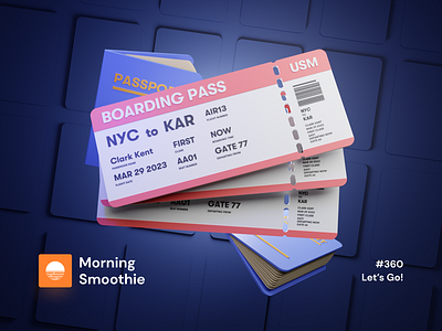 Let's Go! 3d 3d animation 3d art airport animation blender blender3d boarding boarding pass boardingpass diorama flight illustration isometric isometric design isometric illustration low poly plane travel traveling