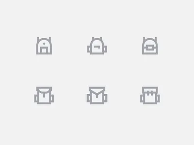 Backpack Icons backpack backpacker backpackers backpacks bag bag design baggage bags icon icon design iconography icons icons design iconset mochila vector yourbag