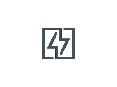 Bolt bolt design electricity flat graphic icon illustration lightning logo mark negative space vector