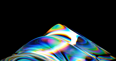 FRAY 01 3d abstract chroma color curves design dispersion glass illustration light movement rainbow spectrum visual art visual design