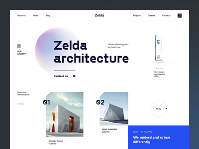 Zelda Website architecture building conceptual estate exterior design home house interface modern real estate service startup ui ux web website