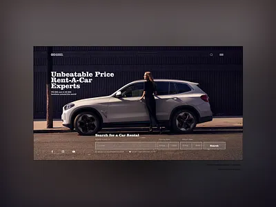 I hope you like this. carrental ecommerce ecommerce shop landing layout layout design minimalism minimalistic rent shopify shopify store shopify template shopify theme web