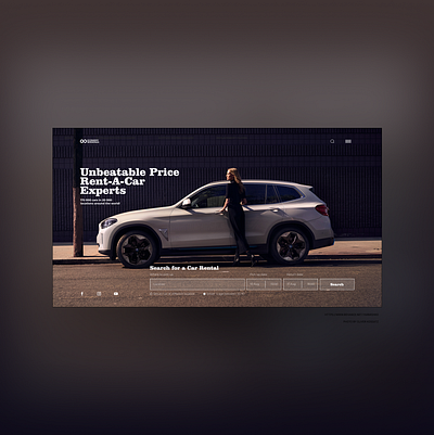 I hope you like this. carrental ecommerce ecommerce shop landing layout layout design minimalism minimalistic rent shopify shopify store shopify template shopify theme web