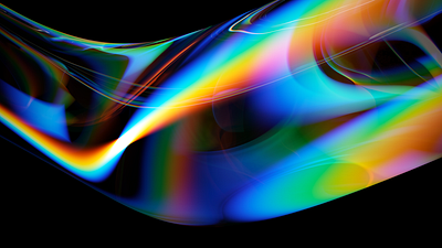 FRAY 03 3d abstract chroma color curves design dispersion glass illustration light movement rainbow spectrum visual art visual design