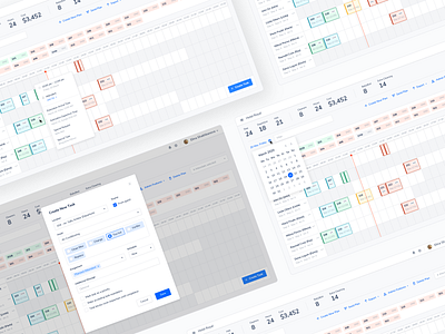 Room Checking — Hotel Management App booking calender dashboad hotel app hotel management light mode management app management system product design shedule timeline ui ux