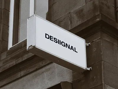 Sign mockup by Desiignal advertising banner design branding design design resources designer desiignal freebie marketing mockup mockup design mockup psd print sign signage design template