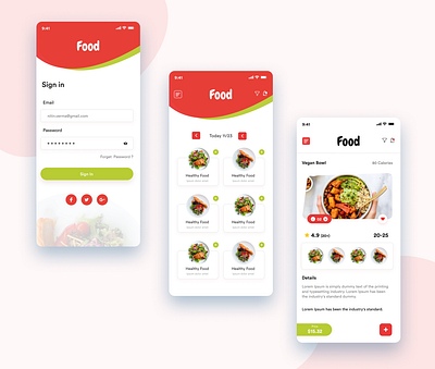 Food App app app design creative design dashboard ui design food app ui icon ui ux vector website