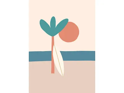 Summer Days beach beach vibes palm tree sea summer sun surf tree