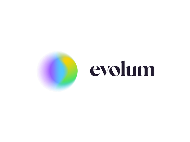 Evolum brand branding chakras colorfull emotion evolution festive flow growth identity logo logo design meditation minimal