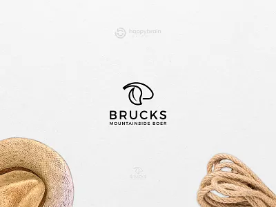 Brucks Mountainside Boer Logo happy happybrain happybrain design jolanjimenez logo logo designer logodesignerofthephilippines
