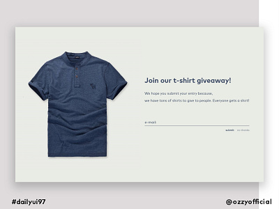 dailyui97 097 dailyui097 dailyuichallenge giveaway