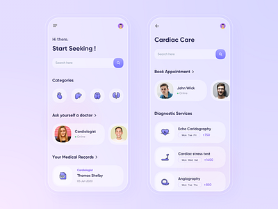 Care Plus - Health App 2d 3d 3dicon app branding clean concept design flat health healthcare icon medical minimal modern typography ui