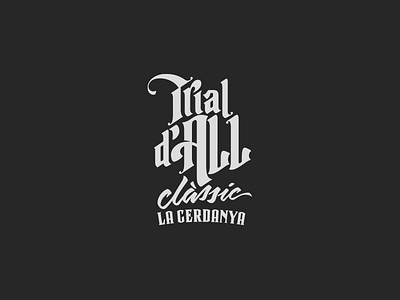 Trial Motorcycle Competition branding design graphic lettering logo logotype type typography wordmark