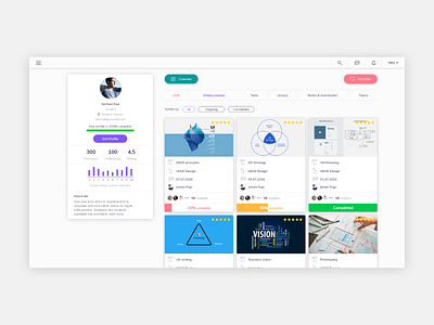 Sutdent profile adobe xd dashbaord design information architecture onlinecourses profile profiledesign studentdashboard studentprofile studentwebsite study top100 ui uidesign ux uxdesign uxdesigns web web design website