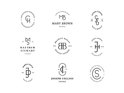 60 Monograms & Logo Templates branding design logo logo bundle logo for sale logo templates logos minimalist logo monogram monogram design monogram logo monograms ready made logo simple logo