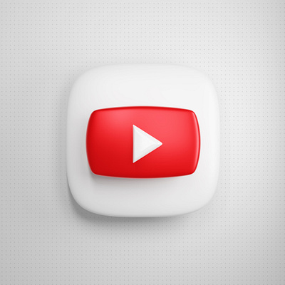 3D YouTube Icon clip icon icon design movie movie app thebigbangicons