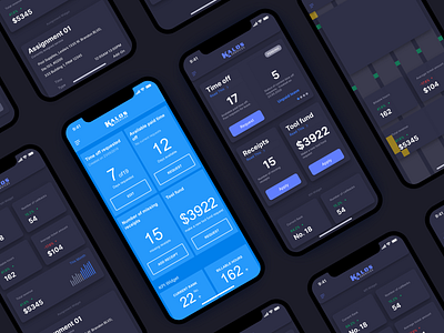 Kalos Dashboard - Design System app black theme dark theme dark theme ui dark ui dashboard dashboard app dashboard design dashboard ui design design system mobile app mobile app design mobile design mobile ui ui ux web app web design