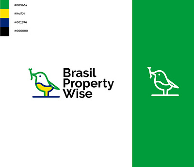 Brasil Property birds birds logo branding logo real estate