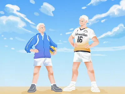 Hoshiumi Kourai digital art digital illustration digital illustrations fan art haikyuu haikyuu fan art haruichi furudate hoshiumi hoshiumi kourai ilustrator