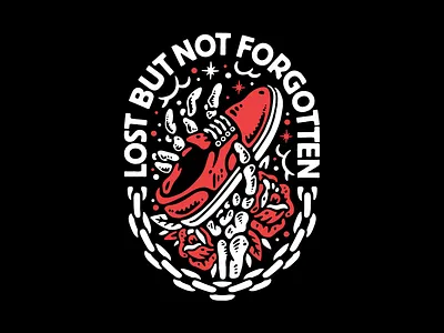 Lost but not forgotten apparel artwork graphic design hardcore illustration lifestyle music old school punk tattoo