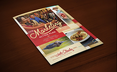 Marketing Action Plan for Calcasieu Parish branding design lake charles layout design louisiana typogaphy