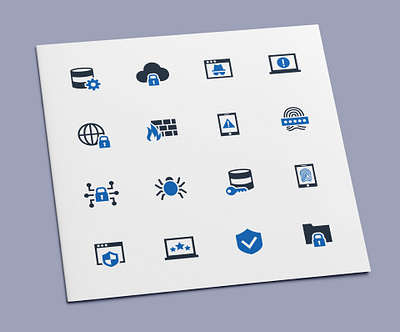 Internet Security Icons computer data database icon icon design icon set icons internet network security server technology