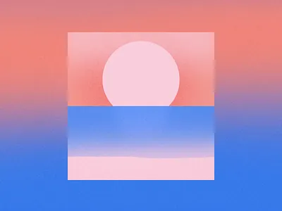 Looking at the Sunrise animation eye gif loop motion motion design motiongraphics sea sun sunrise sunset transition