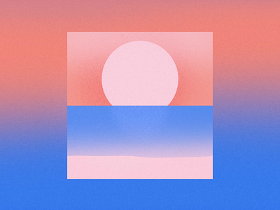 Looking at the Sunrise animation eye gif loop motion motion design motiongraphics sea sun sunrise sunset transition