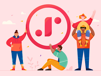 Jumpstart affinity designer boy business character collaboration combine company girl group illustration jumpstart man mate people studio team together uran woman work