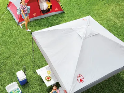 Target Camping art direction editorial design