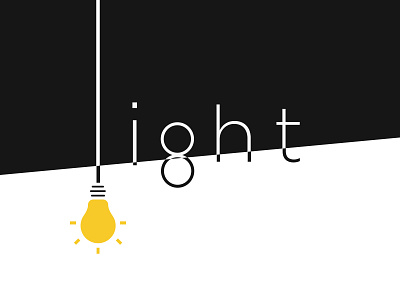 Light branding light lightbulb logo minimal