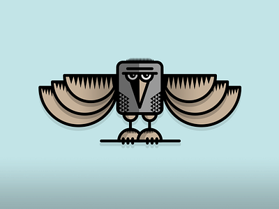 Eagle bird eage illusration