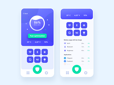 Sentry Smart Security | Mobile App app application design fintech gradient illustration kit ui ux web