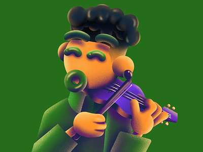 Elijah 3d blacklivesmatter hank music musician texture violin