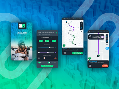 ScootRoute app design app design ui ux