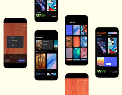 Wallpapers app design google wallpaper minimal texture ui ux wallpaper