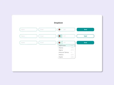 Daily UI/ Dropdown - #027 black country design email figma green grey name send site ui web website