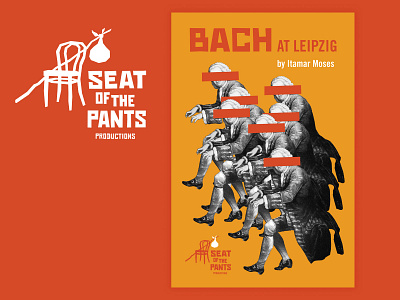 Seat of the Pants play posters blackandwhite blue custom type green illustration okthx orange play poster saul bass theater typography vector