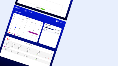 Leave4 Web Design design office reservation ui web