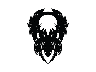 Bug Bird beetle bird bird skull insect mystic bird nature skull tribal tribal bird wildlife