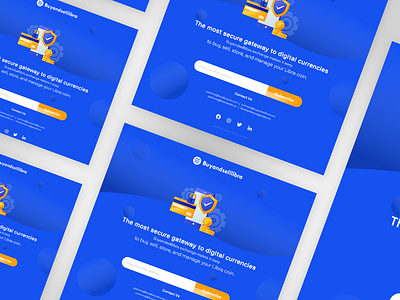 Web Landing page design for Buyandselllibra branding design flat homepage design minimal typography ui ux web website
