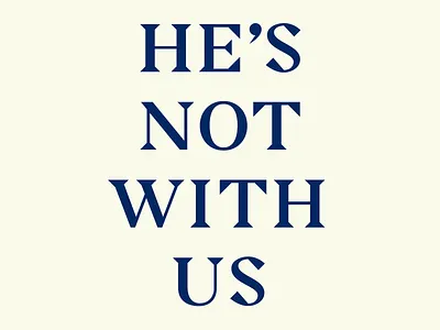 Not with US bold custom type politics president protest serif trump type typography