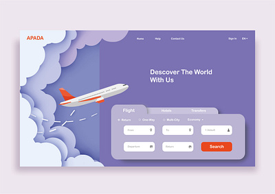 Website concept for flight agency company app app design design flight booking landing landing page design landingpage product product design tasarım ui ui design ux ux design uxdesign uxui uygalama tasarım web web design website