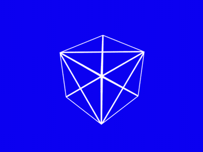 Hypnotic Cube 1 aftereffects element3d geometry loop wireframe