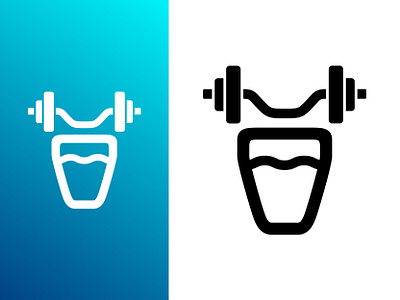 Gym Vibe Logo 01 design fitness flat gym gym logo illustration logo vector