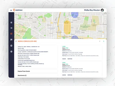 Design for Ticket Information app dashboard ui design ui ux
