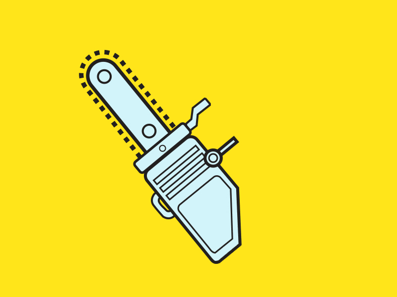 Craft tools 2d animation after effects animation brush chainsaw morphing motion graphics