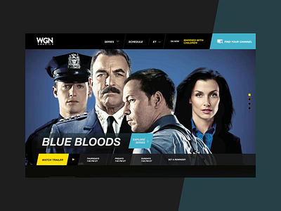 WGN America Website design entertainment rareview ui ux website wgnamerica wordpress wordpress design wordpress development